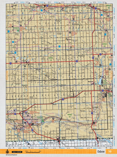 SKSK10 TOPO Map - Oxbow - Backroad Maps