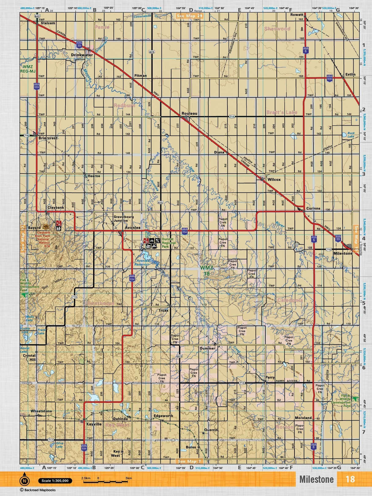 SKSK18 TOPO Map - Milestone - Backroad Maps
