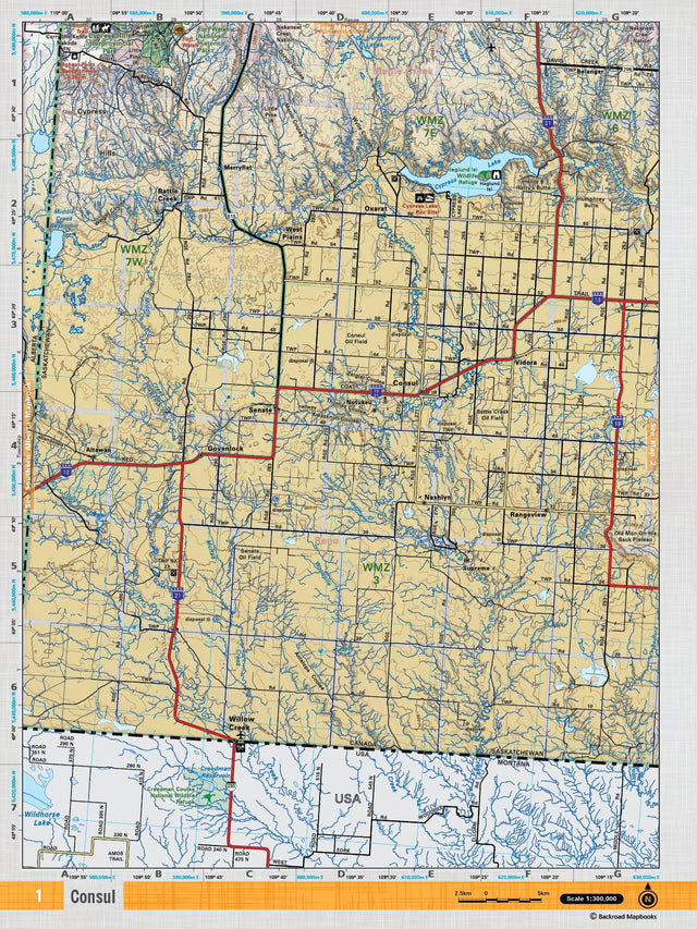 SKSK1 TOPO Map - Consul - Backroad Maps