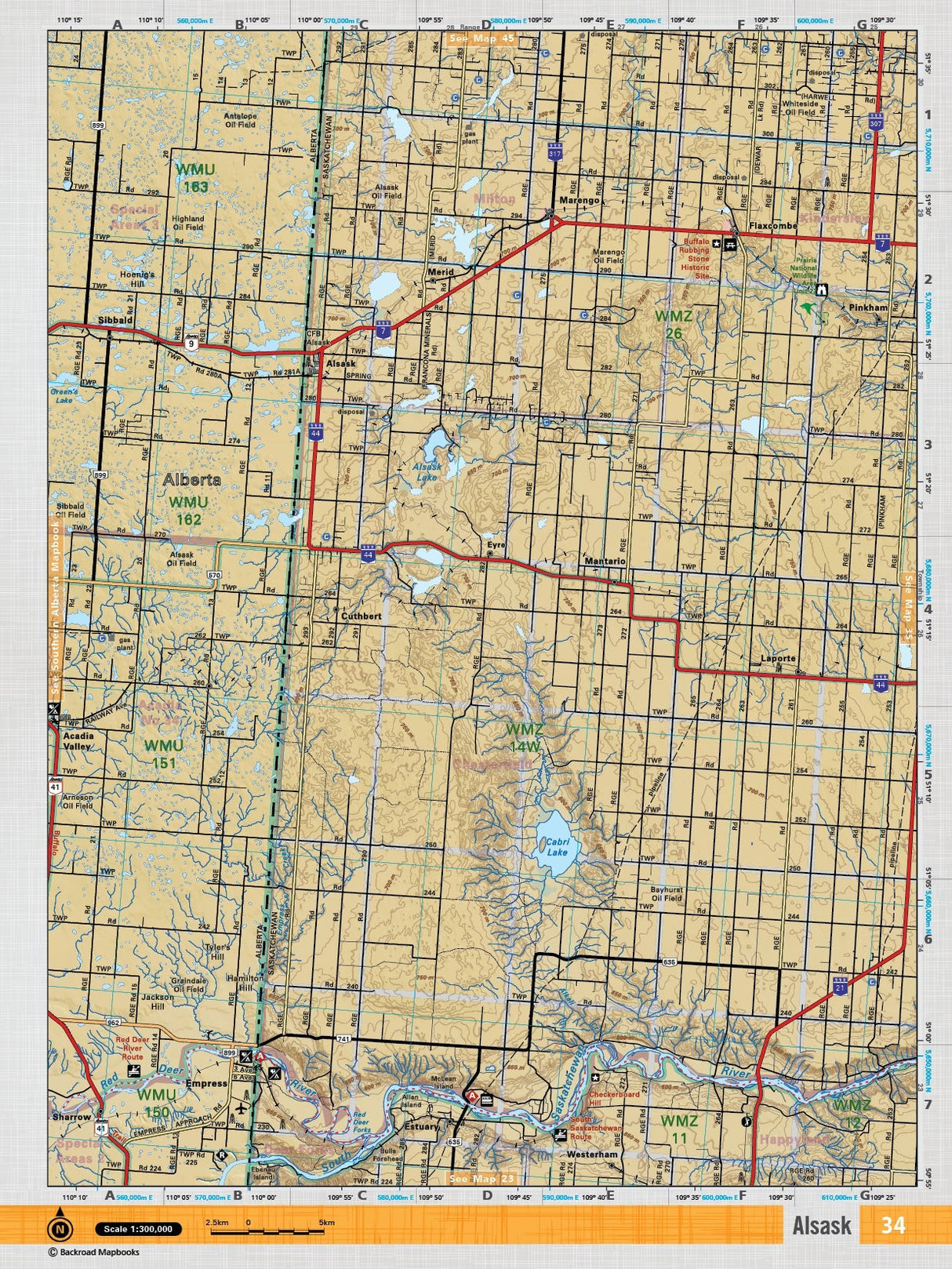 SKSK34 TOPO Map - Alask - Backroad Maps