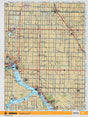 SKSK38 Wall Map - Hanley - Backroad Maps
