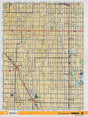 SKSK39 Wall Map - Davidson - Backroad Maps