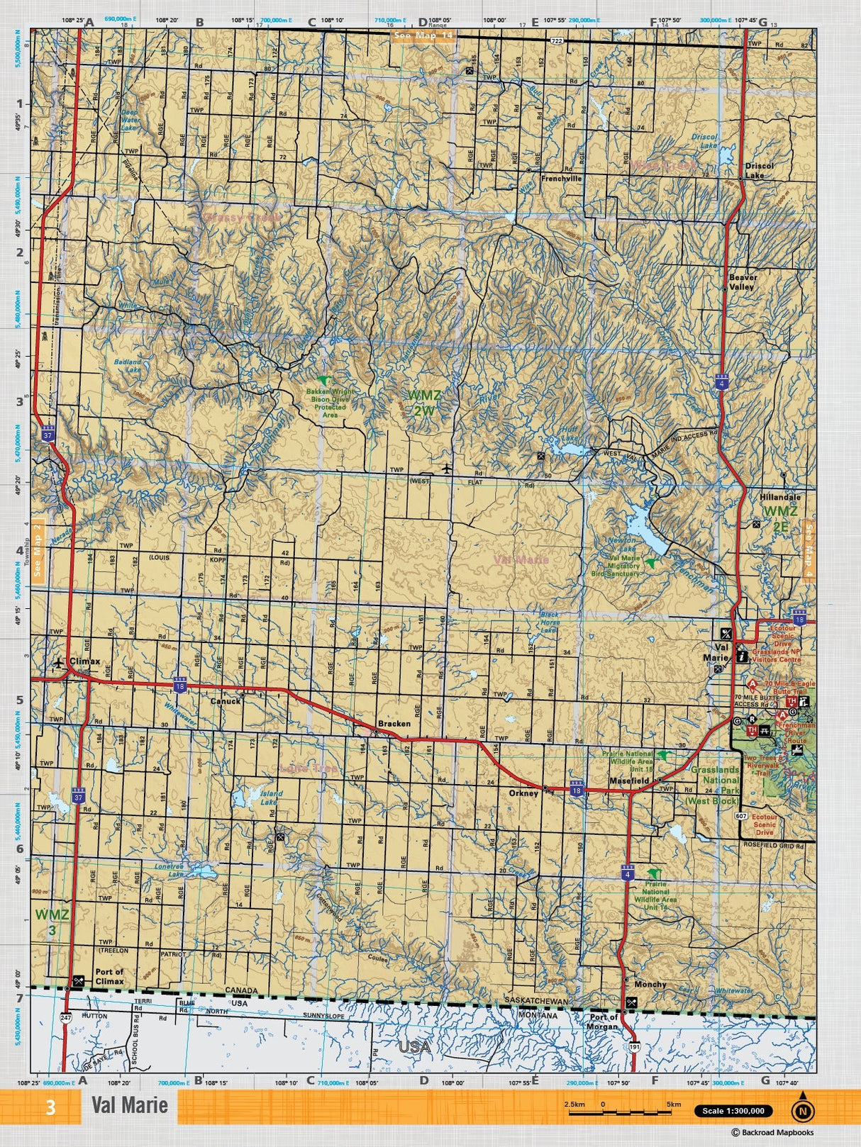 SKSK3 TOPO Map - Backroad Maps