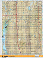 SKSK40 Wall Map - Nokomis - Backroad Maps