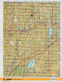 SKSK48 Wall Map - Delisle - Backroad Maps