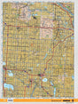 SKSK57 Wall Map - Wilkie - Backroad Maps