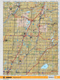 SKSK60 Wall Map - Rosthern - Backroad Maps