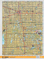 SKSK62 Wall Map - Melfort - Backroad Maps