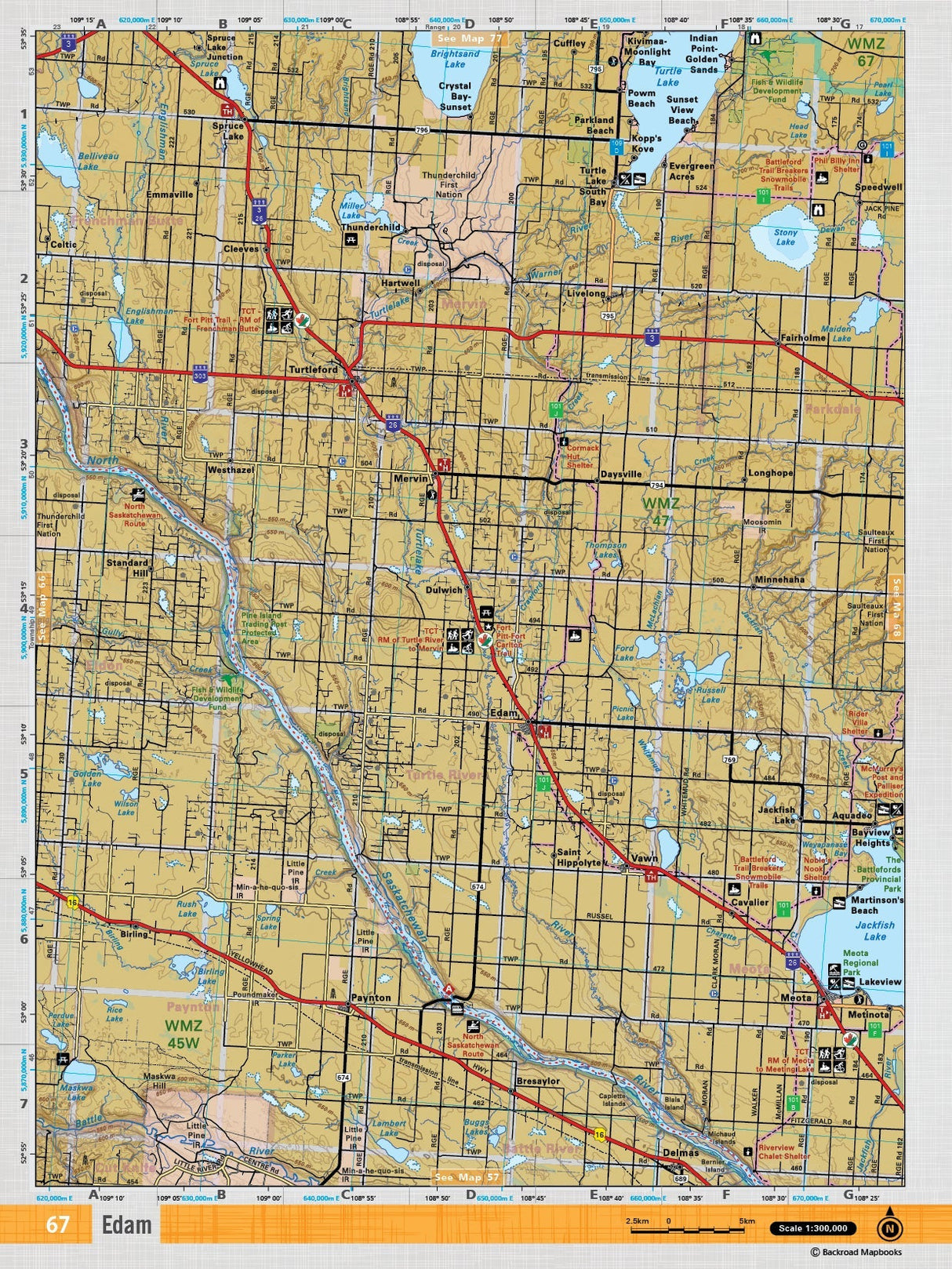 SKSK67 TOPO Map - Edam - Backroad Maps