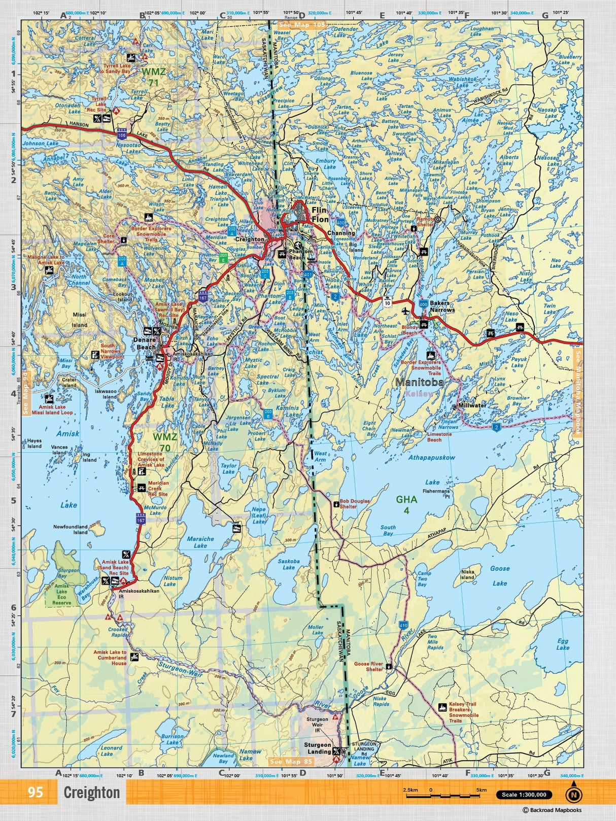 SKSK95 TOPO Map - Creighton - Backroad Maps