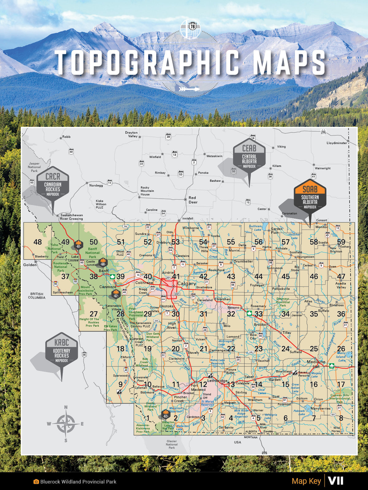 Alberta Backroad Mapbook Bundle