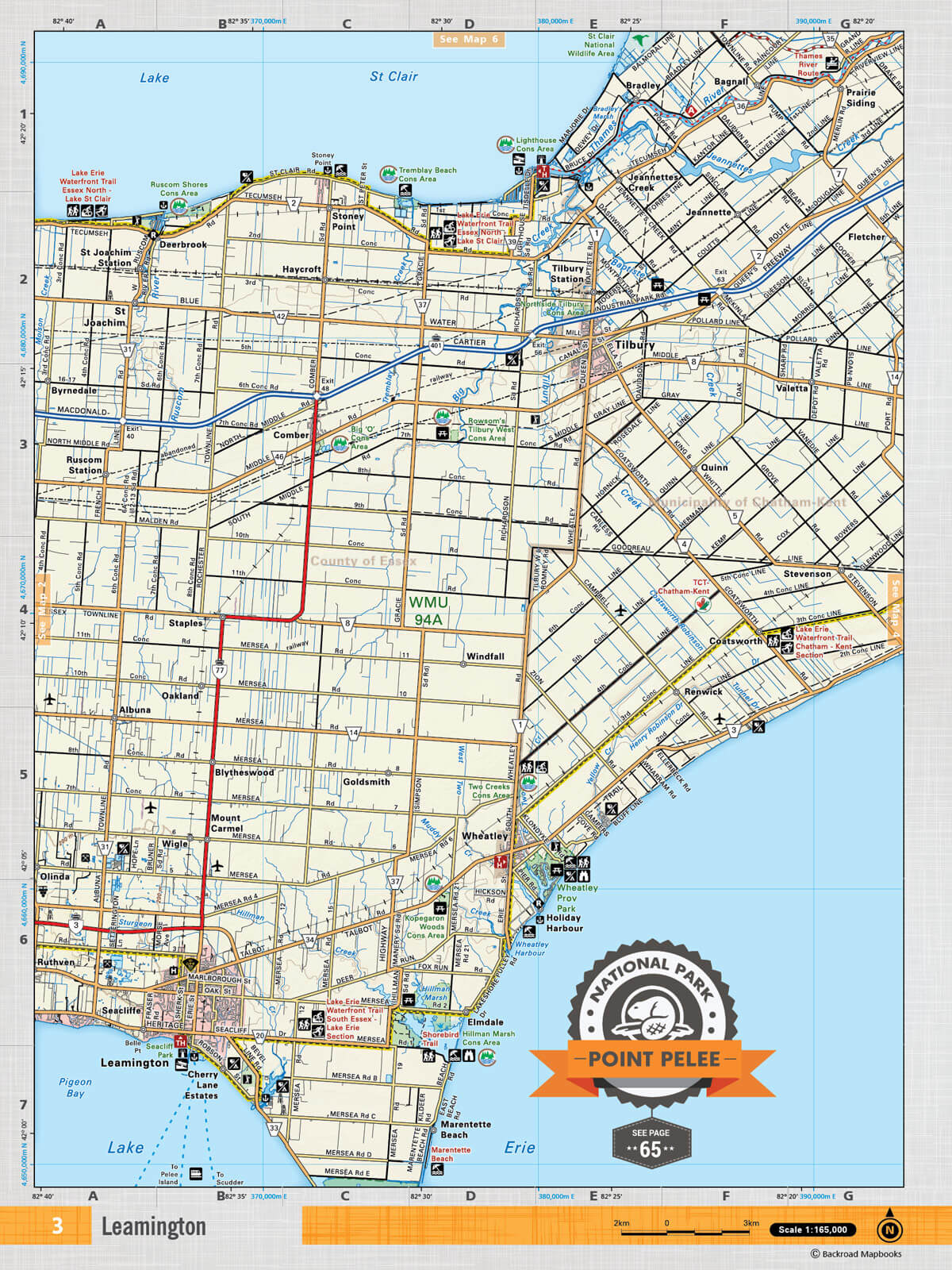 SOON3 TOPO Map - Leamington - Backroad Maps