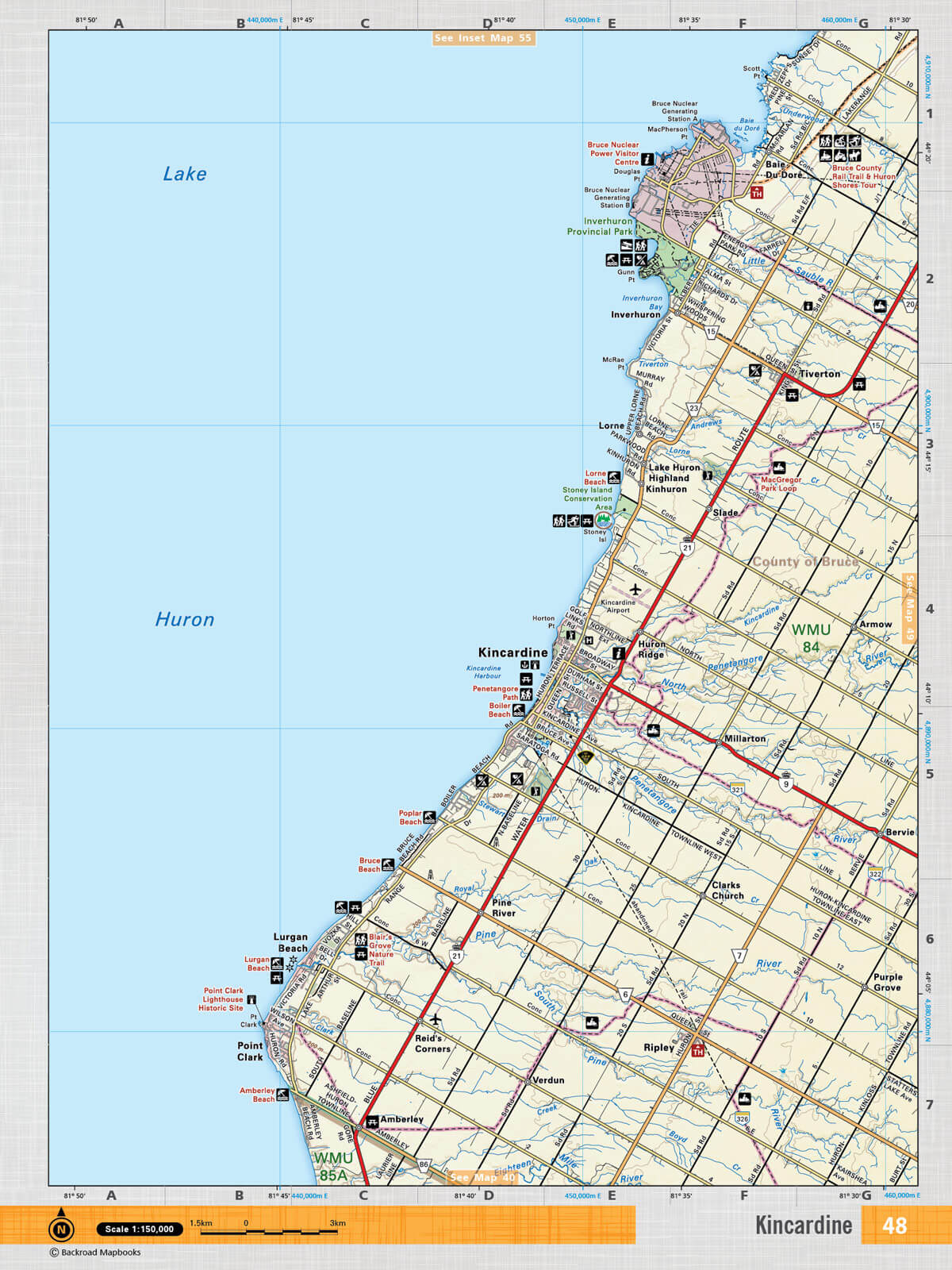 SOON48 TOPO Map - Kincardine - Backroad Maps