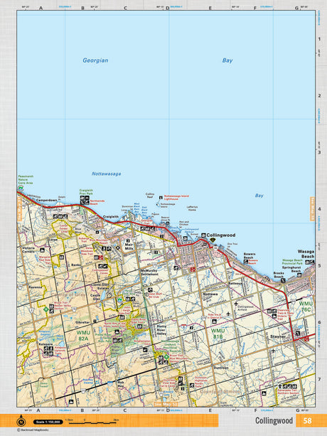 SOON58 TOPO Map - Collingwood - Backroad Maps