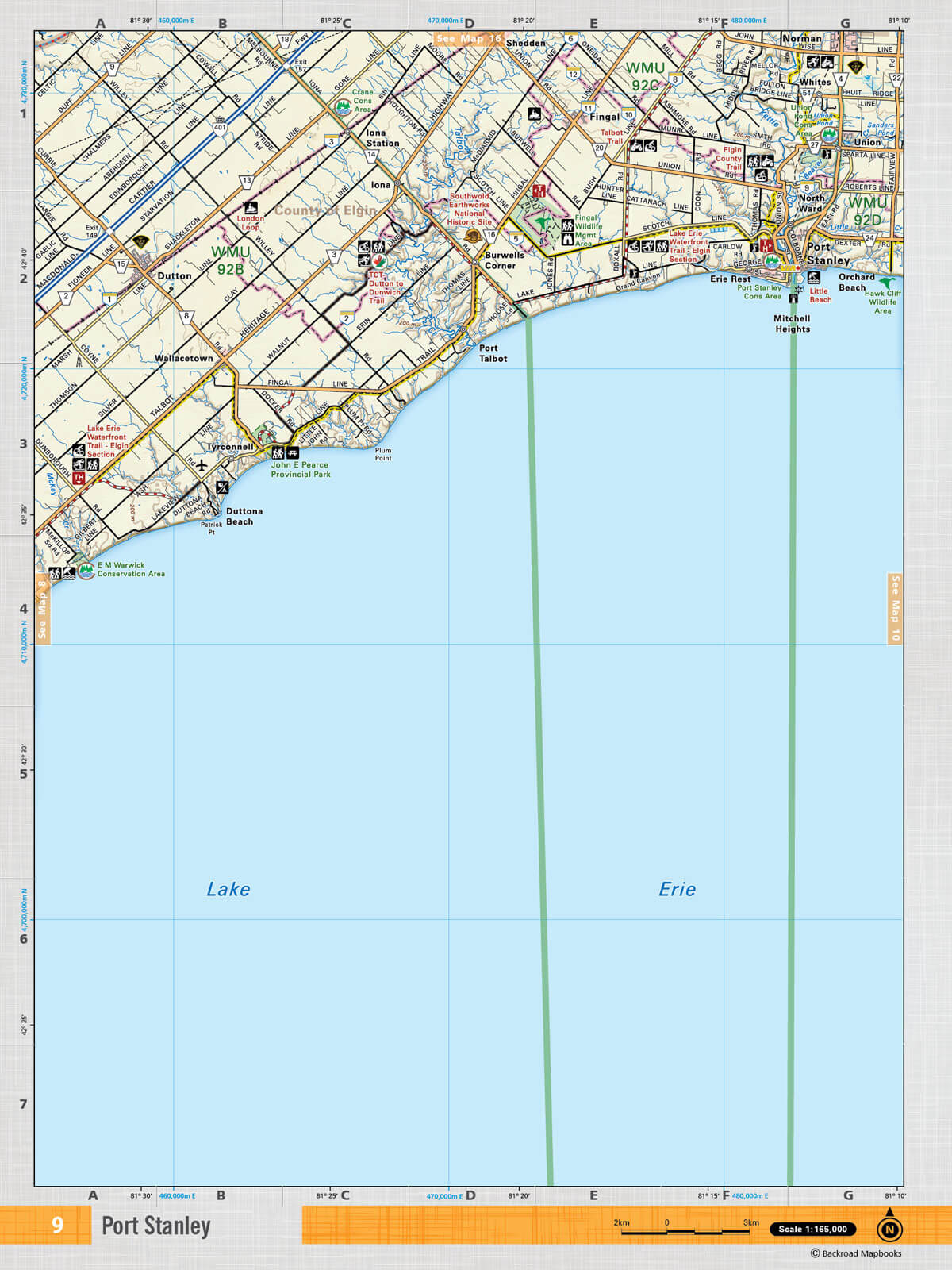 SOON9 TOPO Map - Port Stanley - Backroad Maps