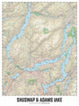 Shuswap & Adams Lake, BC - Wall Map - Backroad Maps