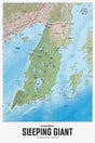 Sleeping Giant Provincial Park ON - Wall Map - Backroad Maps