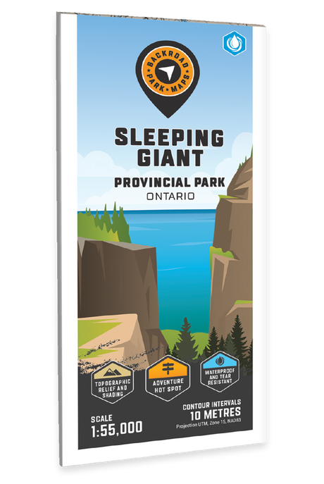 Sleeping Giant Provincial Park Ontario - Park Map - Backroad Maps