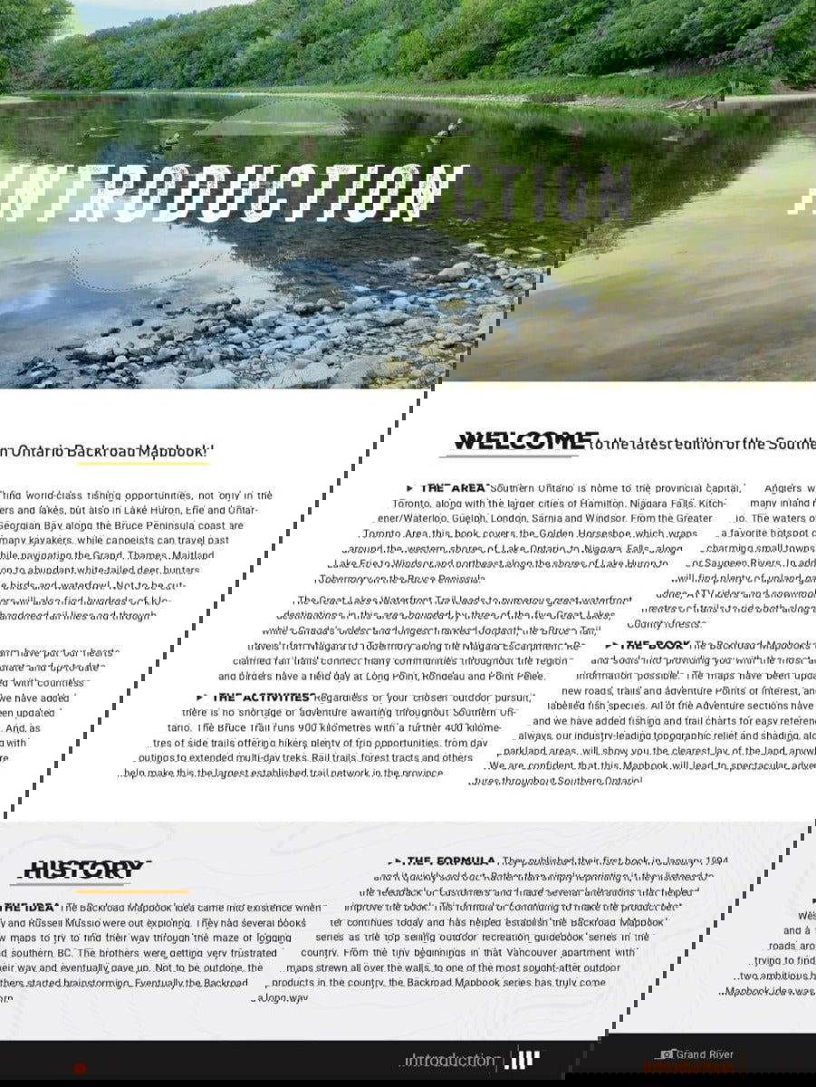 Southern Ontario Backroad Mapbook - Backroad Maps