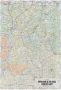 Spokane & Colville Forest East, Washington State - Wall Map - Backroad Maps