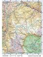 TOBC02 Wall Map - Cathedral Park - Backroad Maps