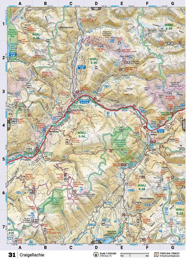 TOBC31 TOPO Map - Craigellachie