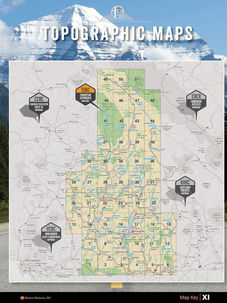 Thompson Okanagan BC Backroad Mapbook - Backroad Maps