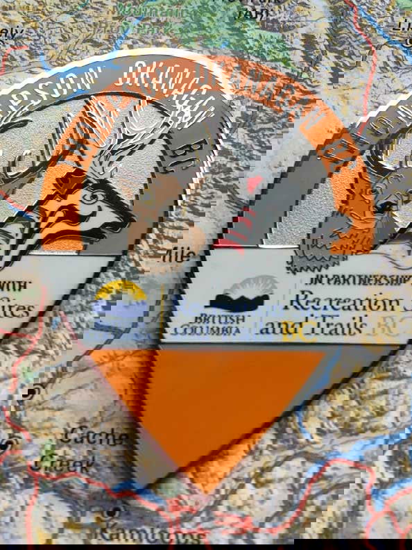 Thompson Okanagan BC Geocoin - Backroad Maps