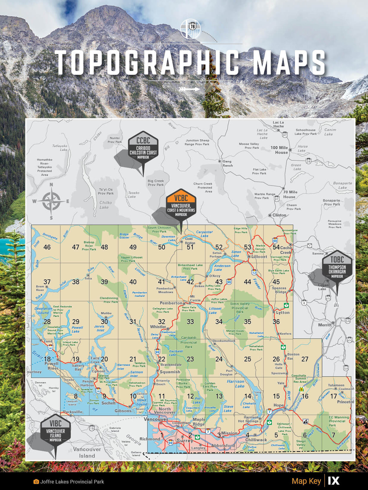 Vancouver, Coast & Mountains BC Backroad Mapbook