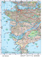 VCBC01 Wall Map - Backroad Maps