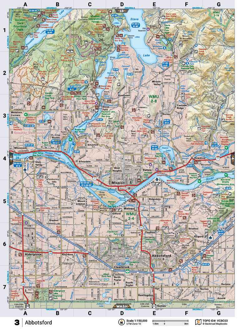 VCBC03 TOPO Map - Abbotsford