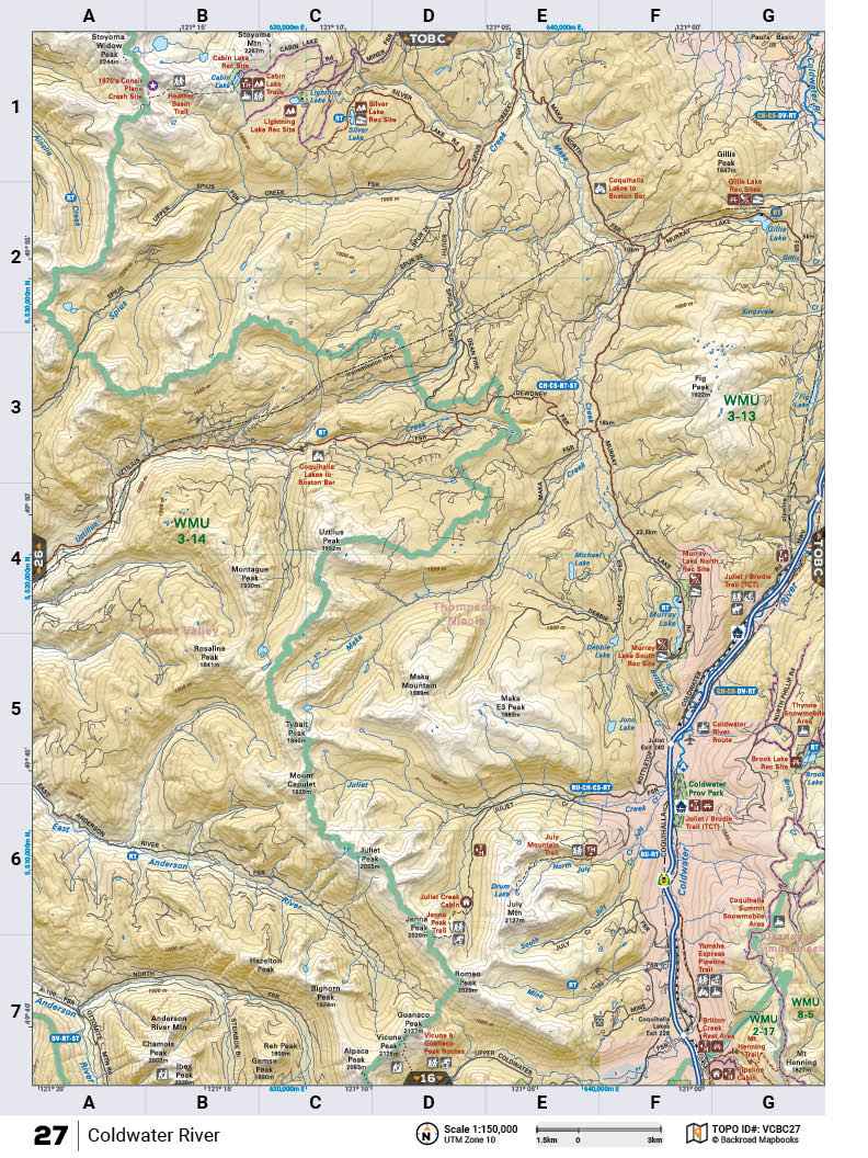 VCBC27 TOPO Map - Coldwater River