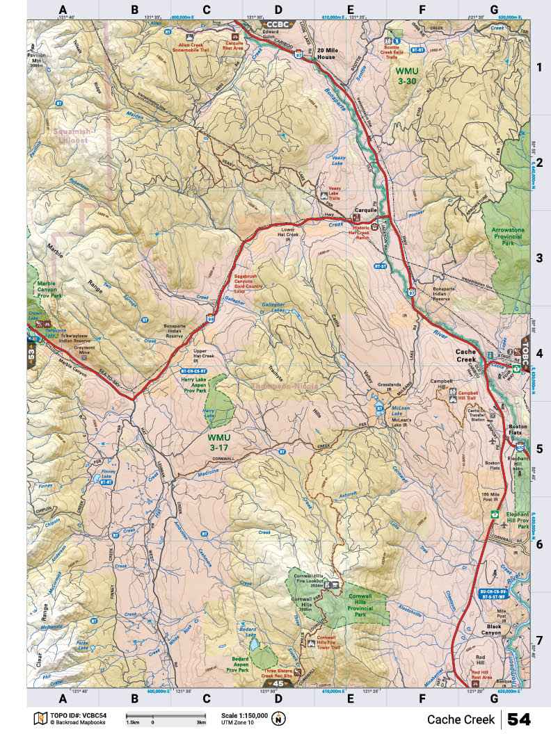 VCBC54 TOPO Map - Cache Creek