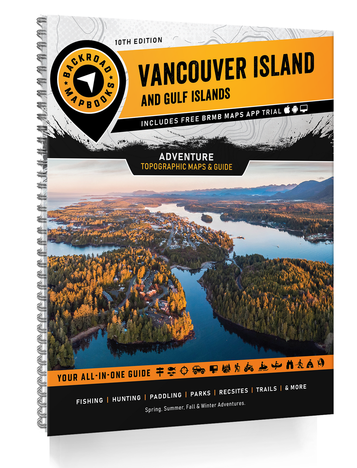Vancouver Island BC - Recreation Map & Mapbook Bundle - Backroad Maps