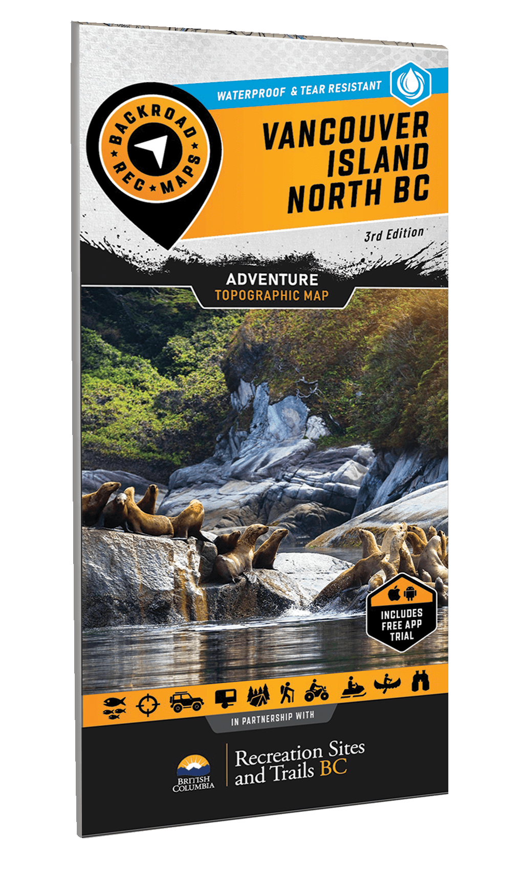 Vancouver Island BC - Recreation Map & Mapbook Bundle - Backroad Maps