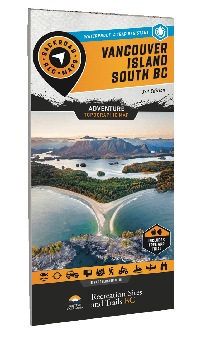 Vancouver Island BC - Recreation Map & Mapbook Bundle - Backroad Maps