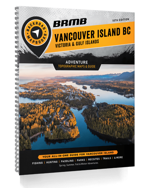 Vancouver Island BC - Recreation Map & Mapbook Bundle - Backroad Maps