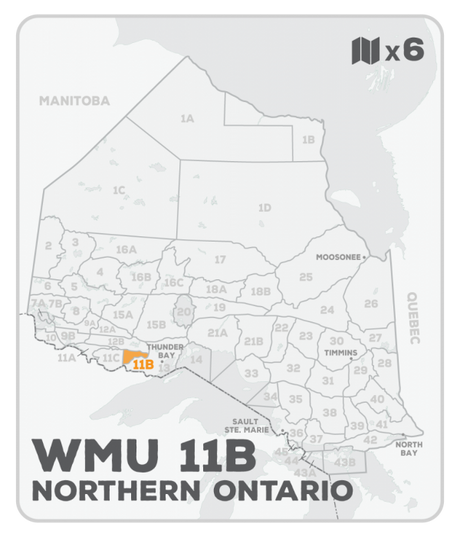 WMU 11B Hunting Bundle - Northern Ontario (6 maps) - Hunting Bundle