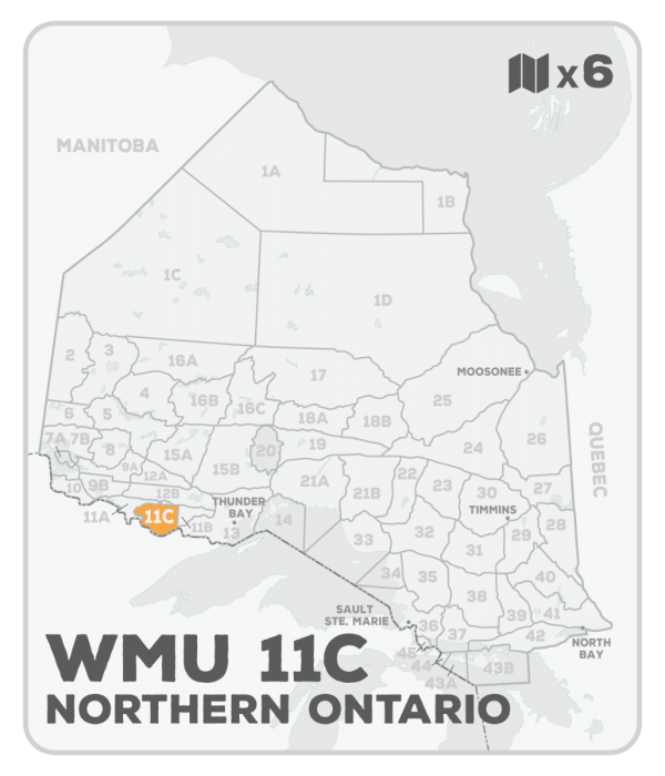 WMU 11C Hunting Bundle - Northern Ontario (6 maps) - Hunting Bundle