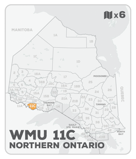 WMU 11C Hunting Bundle - Northern Ontario (6 maps) - Hunting Bundle
