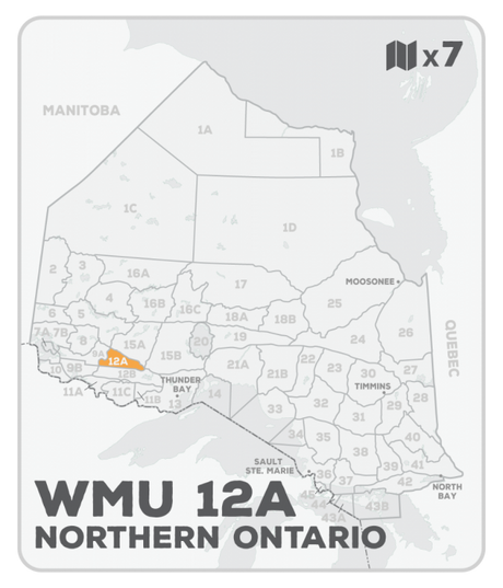 WMU 12A Hunting Bundle - Northern Ontario (7 maps) - Hunting Bundle