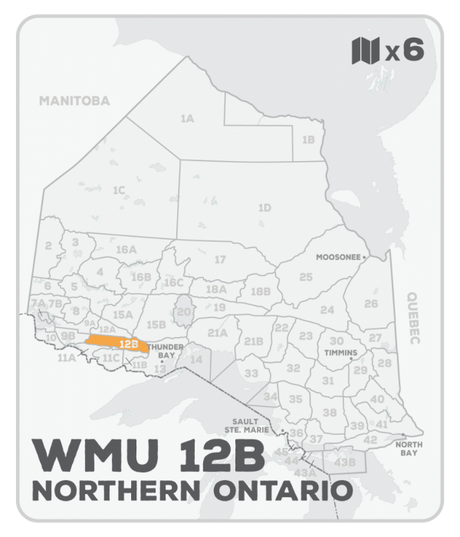WMU 12B Hunting Bundle - Northern Ontario (6 maps) - Hunting Bundle