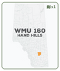 WMU 160 Hand Hills - Hunting Topo Alberta - Backroad Maps