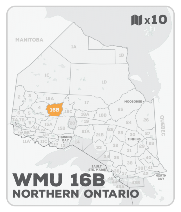 WMU 16B Hunting Bundle - Northern Ontario (10 maps) - Hunting Bundle
