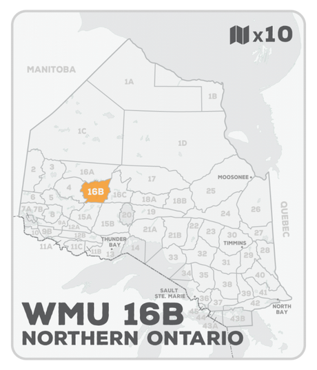 WMU 16B Hunting Bundle - Northern Ontario (10 maps) - Hunting Bundle