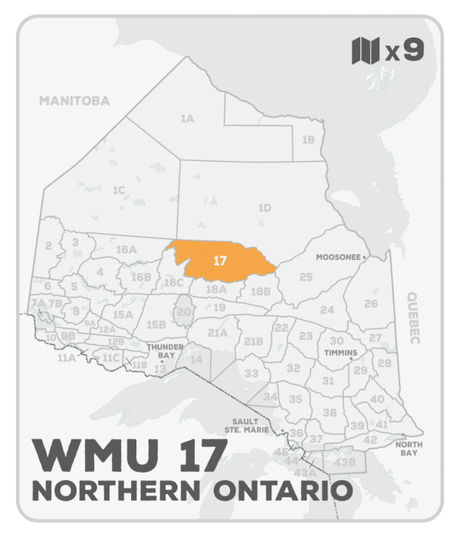 WMU 17 Hunting Bundle - Northern Ontario (9 maps) - Hunting Bundle
