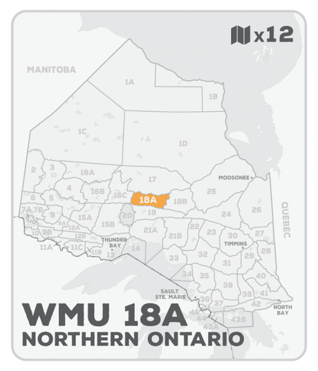 WMU 18A Hunting Bundle - Northern Ontario (12 maps) - Hunting Bundle
