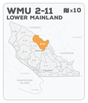 WMU 2-11 Hunting Bundle - Lower Mainland Region BC (10 maps) - Hunting Bundle