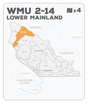 WMU 2-14 Hunting Bundle - Lower Mainland Region BC (9 maps) - Hunting Bundle