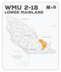 WMU 2-18 Hunting Bundle - Lower Mainland Region BC (6 maps) - Hunting Bundle